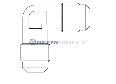 brass fittings Castel, elbows Mod. 7210/6 3/4 X 3/4 SAE